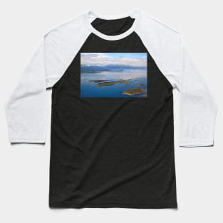 The Beagle Channel Aerial Baseball T-Shirt